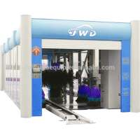 Fully Automatic Tunnel Car Wash Machine/Steam Line Car Washer/Quick washer with 9 brushes