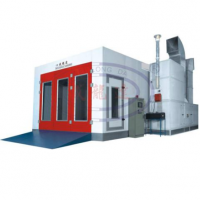 WLD9300 (Luxury Type) Water Based auto spray booth with italy riello burner